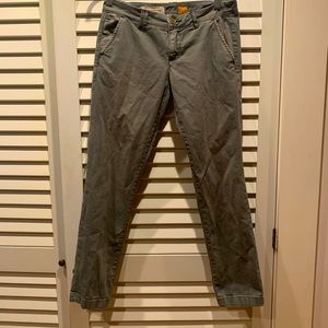 Pilcro and the Letterpress olive chinos